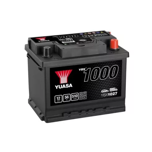 YUASA 12V 56Ah/510A Indító akkumulátor Jobb+ YBX1027