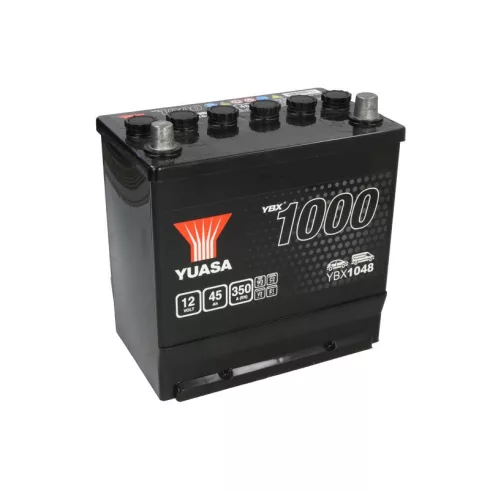 YUASA 12V 45Ah/350A indító akkumulátor Jobb+ YBX1048
