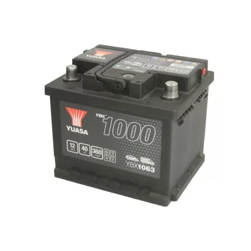 YUASA 12V 40Ah/360A Indító akkumulátor Jobb+ YBX1063