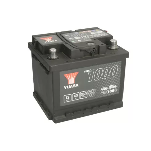 YUASA 12V 40Ah/360A Indító akkumulátor Jobb+ YBX1063