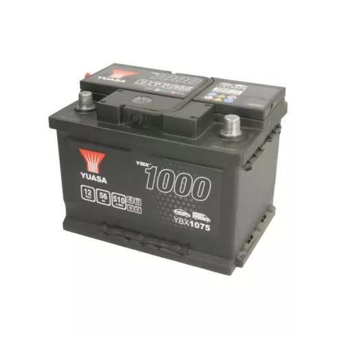 YUASA 12V 56Ah/510A indító akkumulátor Jobb+ YBX1075