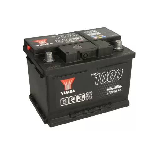 YUASA 12V 56Ah/510A indító akkumulátor Jobb+ YBX1075