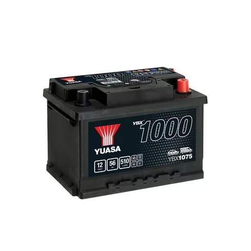 YUASA 12V 56Ah/510A indító akkumulátor Jobb+ YBX1075