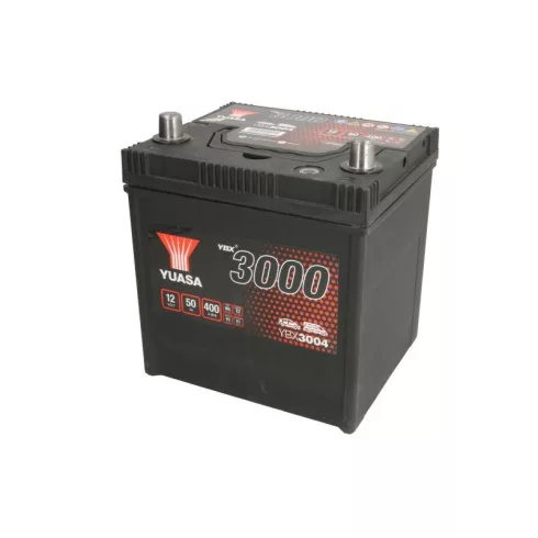 YUASA 12V 50Ah/400A indító akkumulátor Bal+ YBX3004