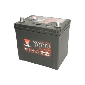   YUASA 12V 60Ah/500A indító akkumulátor Bal+ (Aveo) YBX3014
