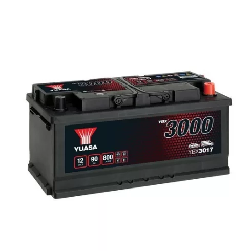 YUASA 12V 90Ah/800A Indító akkumulátor Jobb+ YBX3017