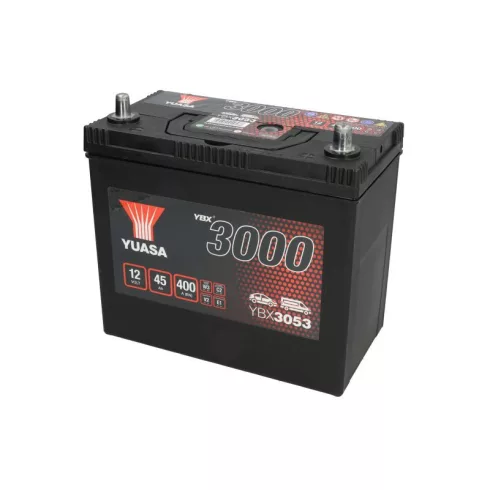YUASA 12V 45Ah/400A indító akkumulátor Jobb+ YBX3053