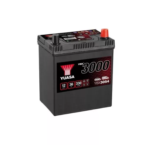 YUASA 12V 36Ah/330A Jobb+ Indító akkumulátor (TICO) YBX3054