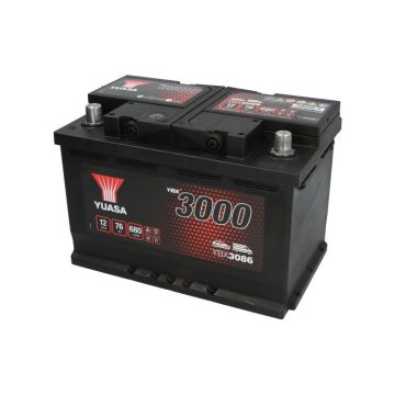 YUASA 12V 76Ah/680A Indító akkumulátor Bal+ YBX3086