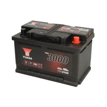 YUASA 12V 71Ah/680A Indító akkumulátor Jobb+ YBX3100