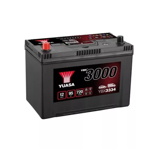 YUASA 12V 95Ah/720A Indító akkumulátor Bal+ YBX3334