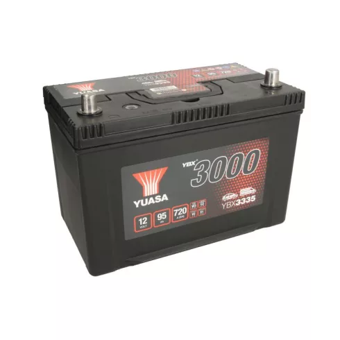 YUASA 12V 95Ah/720A Indító akkumulátor Jobb+ YBX3335