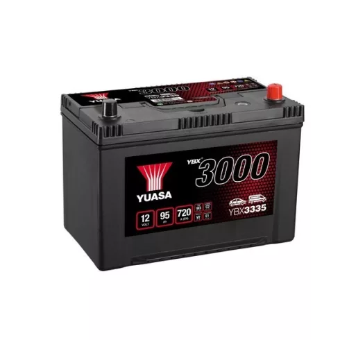 YUASA 12V 95Ah/720A Indító akkumulátor Jobb+ YBX3335