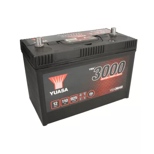 YUASA 12V 110Ah 925A 3000 Series Super Heavy Duty Indító akkumulátor Jobb+ YBX3642