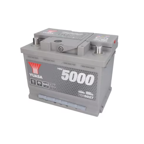 YUASA Silver 12V 65Ah/640A Indító akkumulátor Jobb+ YBX5027