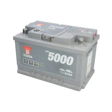   YUASA Silver 12V 75Ah/710A Indító akkumulátor Jobb+ YBX5100