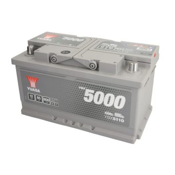   YUASA Silver 12V 85Ah/800A Indító akkumulátor Jobb+ YBX5110
