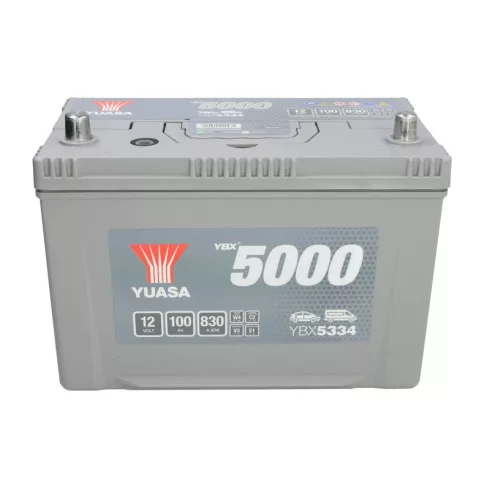 YUASA Silver 12V 100Ah/830A Indító akkumulátor Bal+ YBX5334