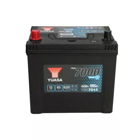 YUASA 12V 65Ah/620A START&STOP EFB Indító akkumulátor Bal+ YBX7014