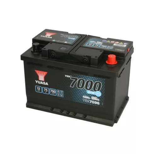 YUASA 12V 75Ah/700A START&STOP EFB Indító akkumulátor Jobb+ YBX7096