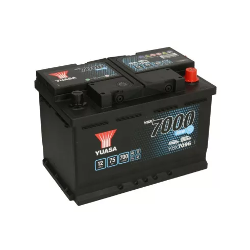 YUASA 12V 75Ah/700A START&STOP EFB Indító akkumulátor Jobb+ YBX7096