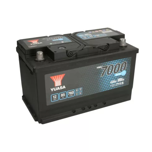 YUASA 12V 85Ah/760A START&STOP EFB Indító akkumulátor Jobb+ YBX7115