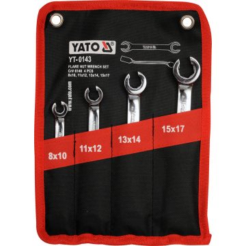 YATO 4 részes fékcsőkulcs készlet YT0143