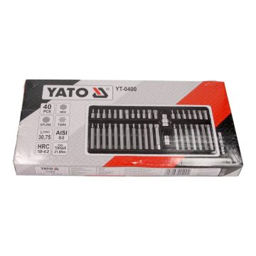 Yato bit készlet 40db-os YT0400
