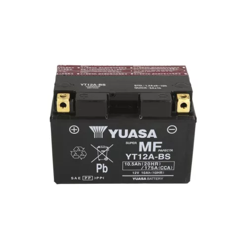 YUASA 12V 11Ah 175A indító akkumulátor Bal+ YT12A-BS