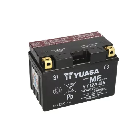 YUASA 12V 11Ah 175A indító akkumulátor Bal+ YT12A-BS