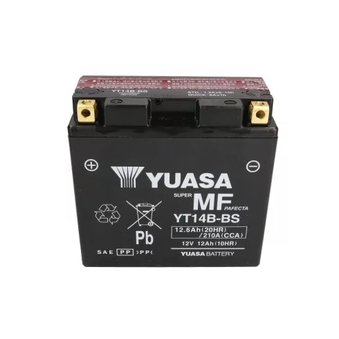 YUASA 12V 13Ah 210A Indító akkumulátor Bal+ YT14B-BS