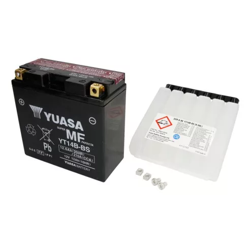 YUASA 12V 13Ah 210A Indító akkumulátor Bal+ YT14B-BS