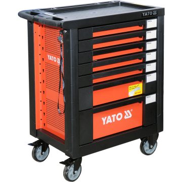   YATO 211 részes Szerszámkocsi szerszámokkal 980x770x465 mm YT55290