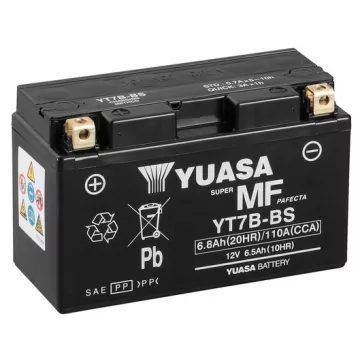 Yuasa 12V 7.0Ah 110A indító akkumulátor Bal+ YT7B-BS