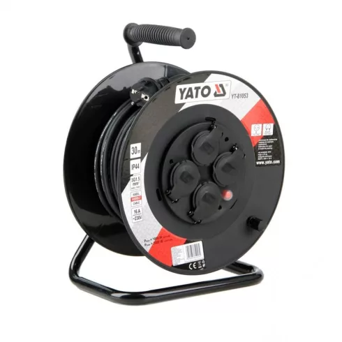 YATO Hosszabító kábeldob 3x1,5 mm IP 44 30m YT-81053