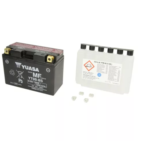 YUASA 12V 8Ah 120A Indító akkumulátor Bal+ YT9B-BS