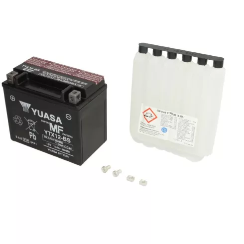 Yuasa akkumulátor 12V 10,5Ah 180A Indító akkumulátor Bal+ YTX12-BS
