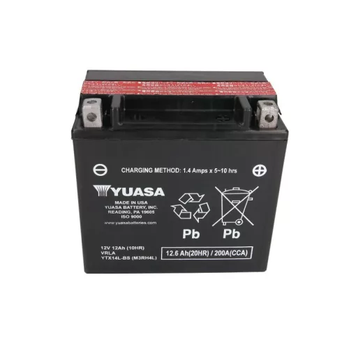 Yuasa 12V 13Ah 200A Indító akkumulátor Jobb+ YTX14L-BS