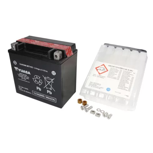 Yuasa 12V 13Ah 200A Indító akkumulátor Jobb+ YTX14L-BS