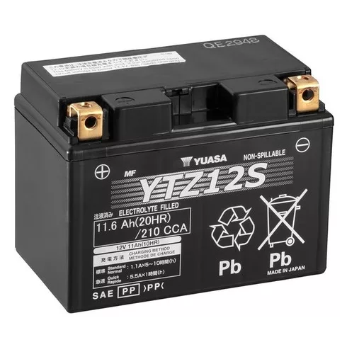 YUASA 12V 11,6Ah 210A Indító akkumulátor Bal+ YTZ12S