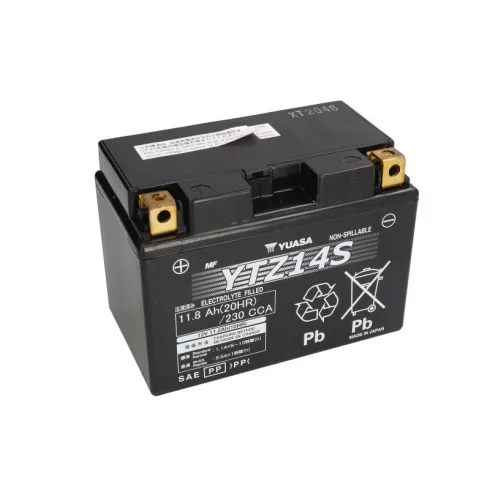 YUASA 12V 12Ah 230A Indító akkumulátor Bal+ YTZ14S