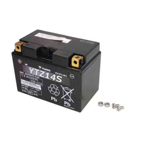 YUASA 12V 12Ah 230A Indító akkumulátor Bal+ YTZ14S